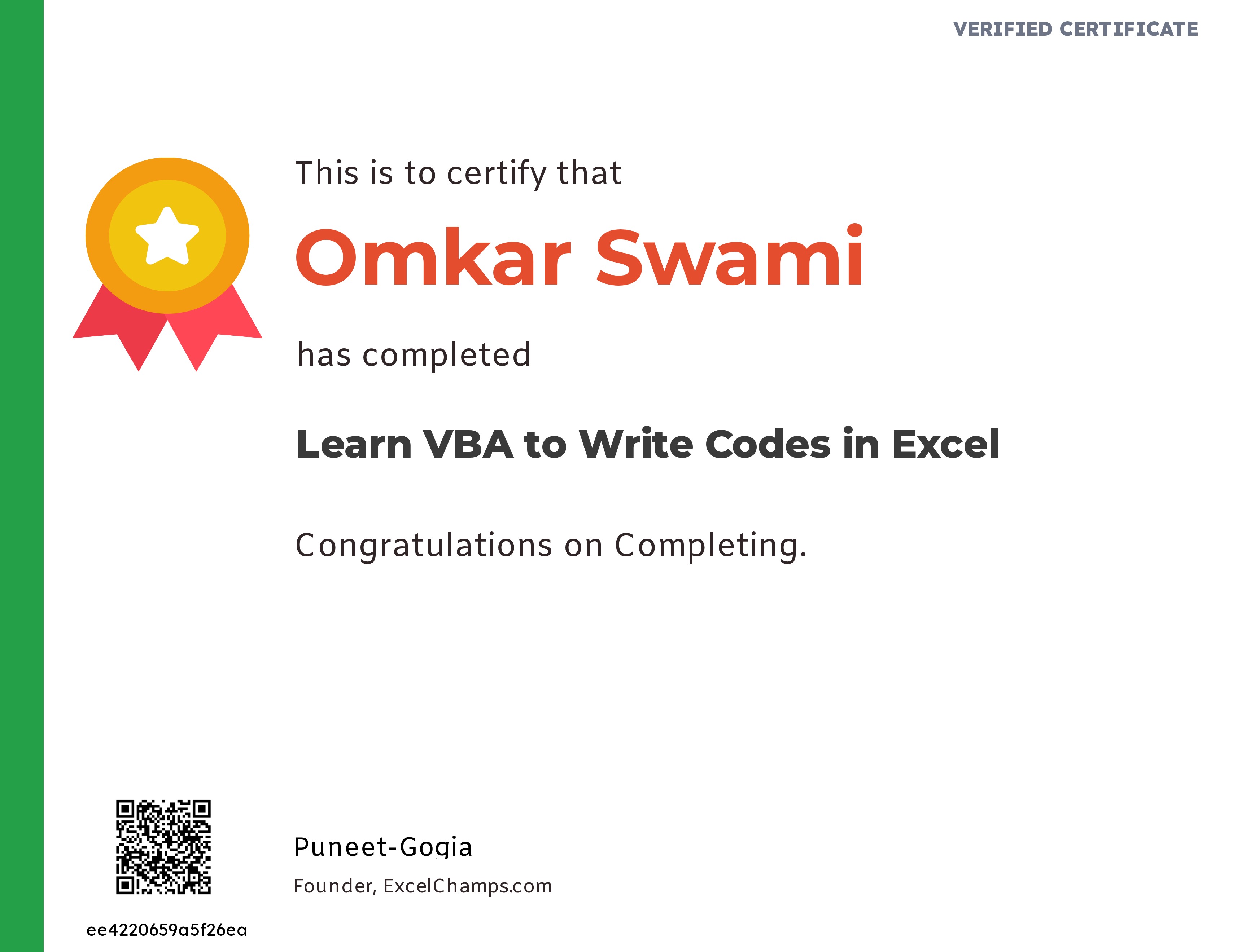 Learn VBA to Write Codes in Excel