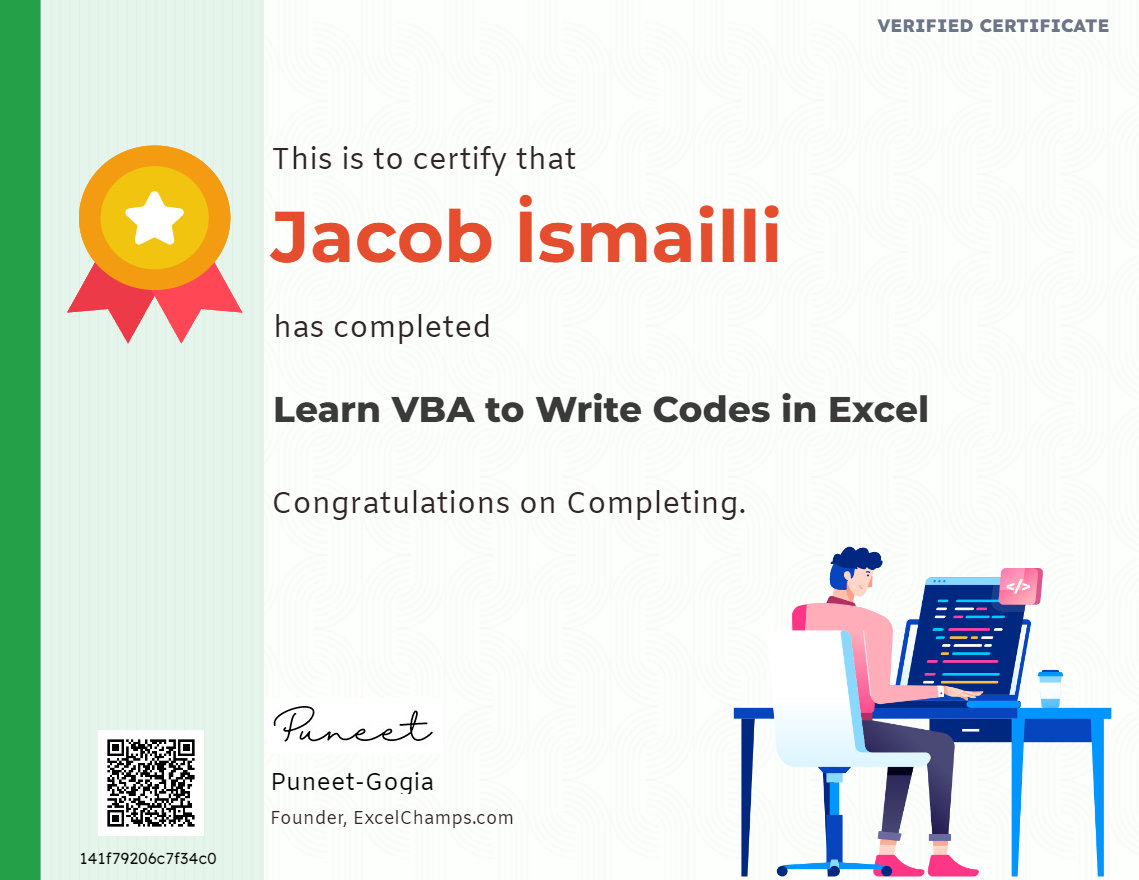 Learn VBA to Write Codes in Excel