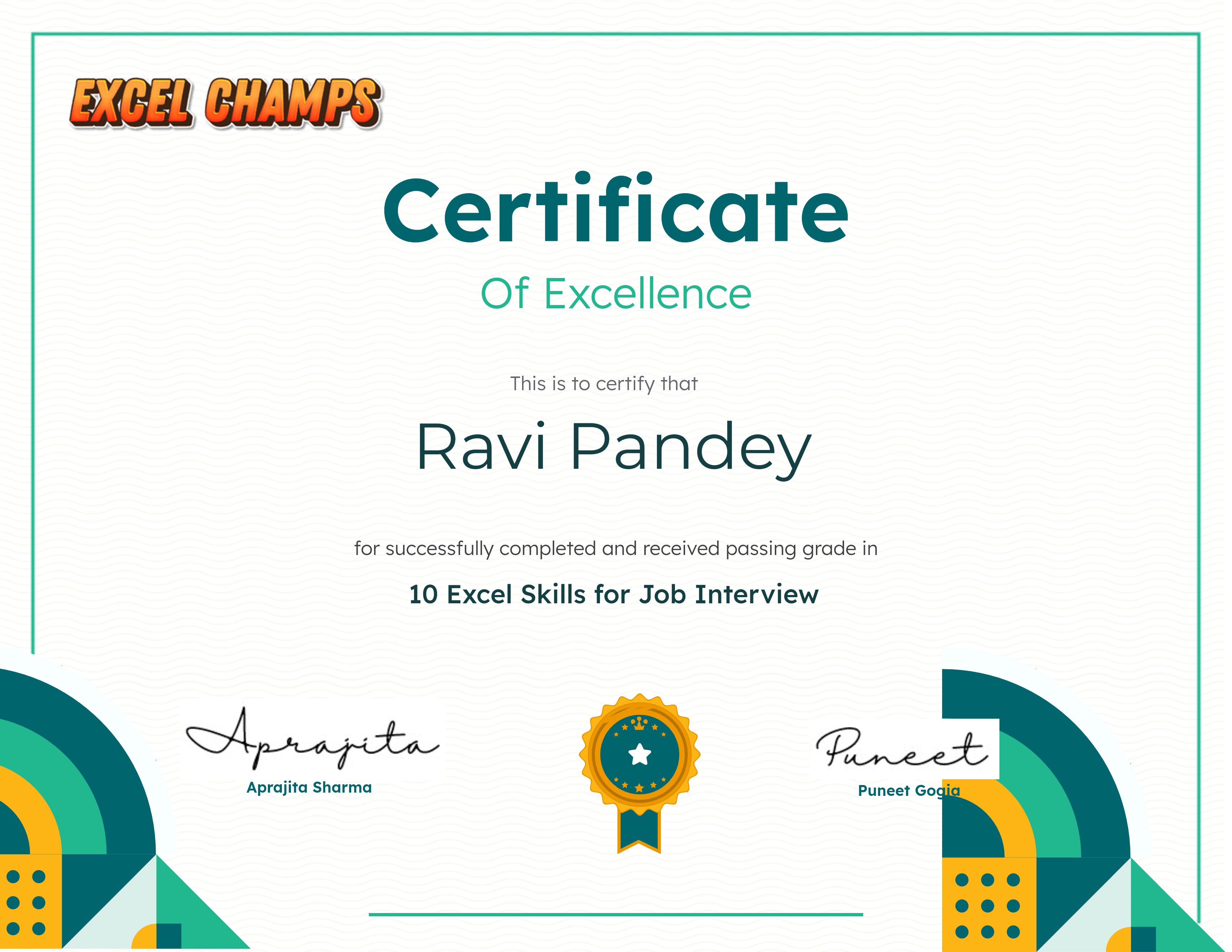 10 Excel Skills for Job Interview