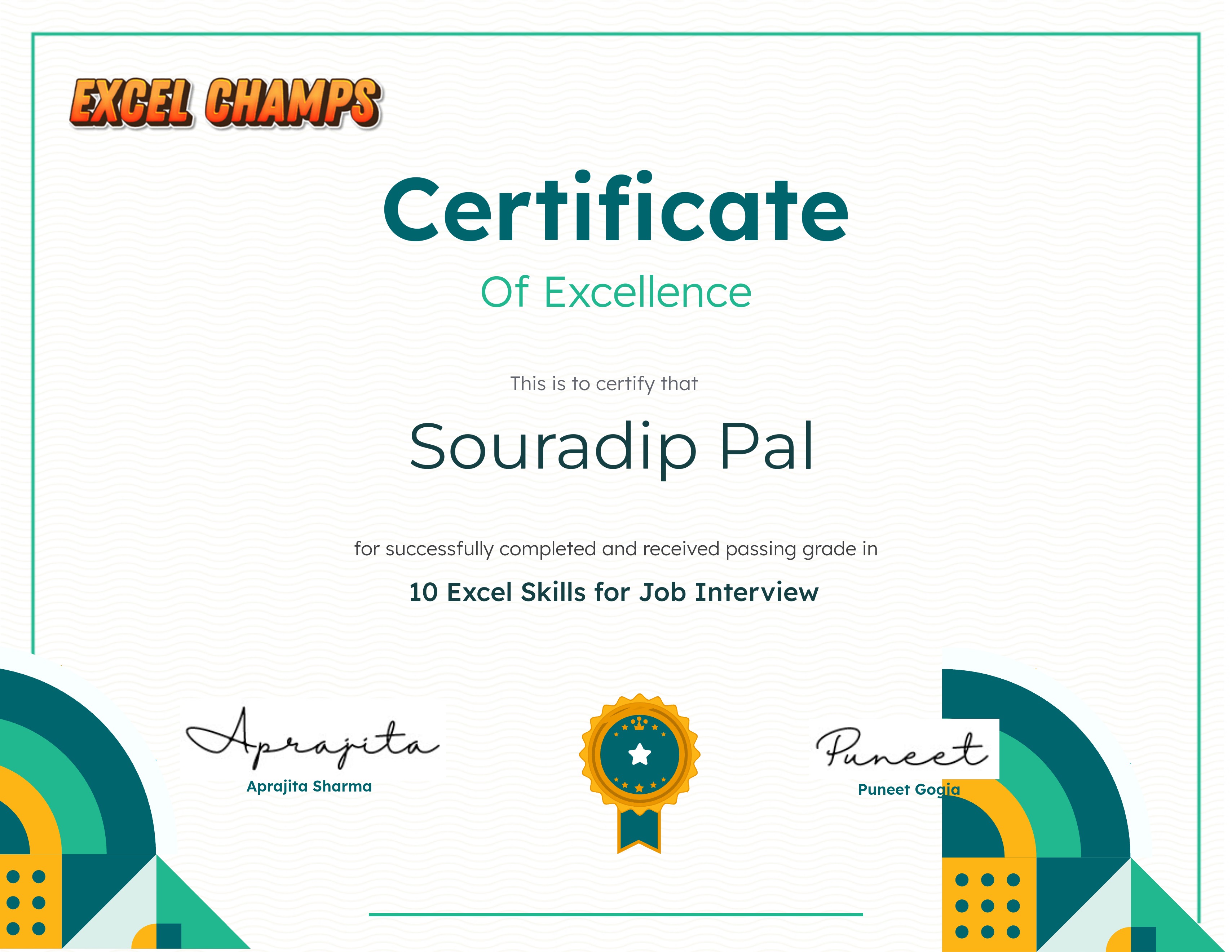 10 Excel Skills for Job Interview