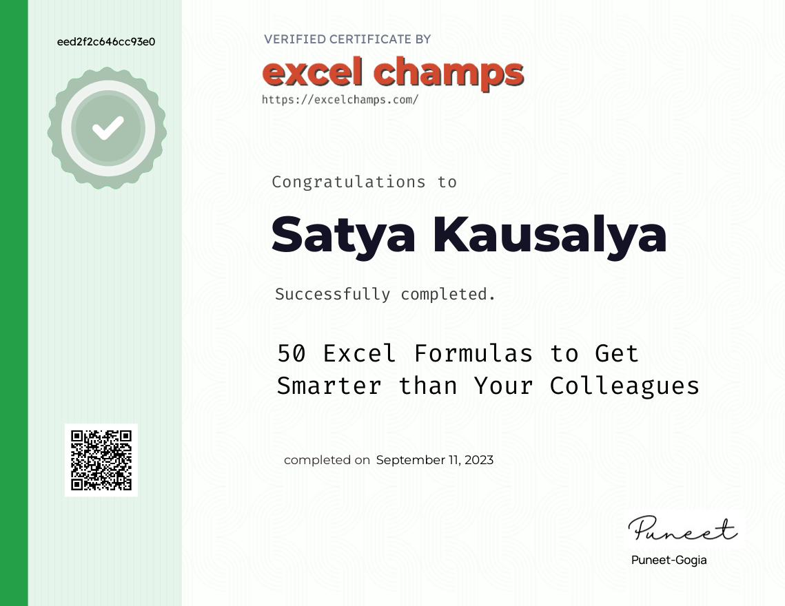 50 Excel Formulas to Get Smarter than Your Colleagues
