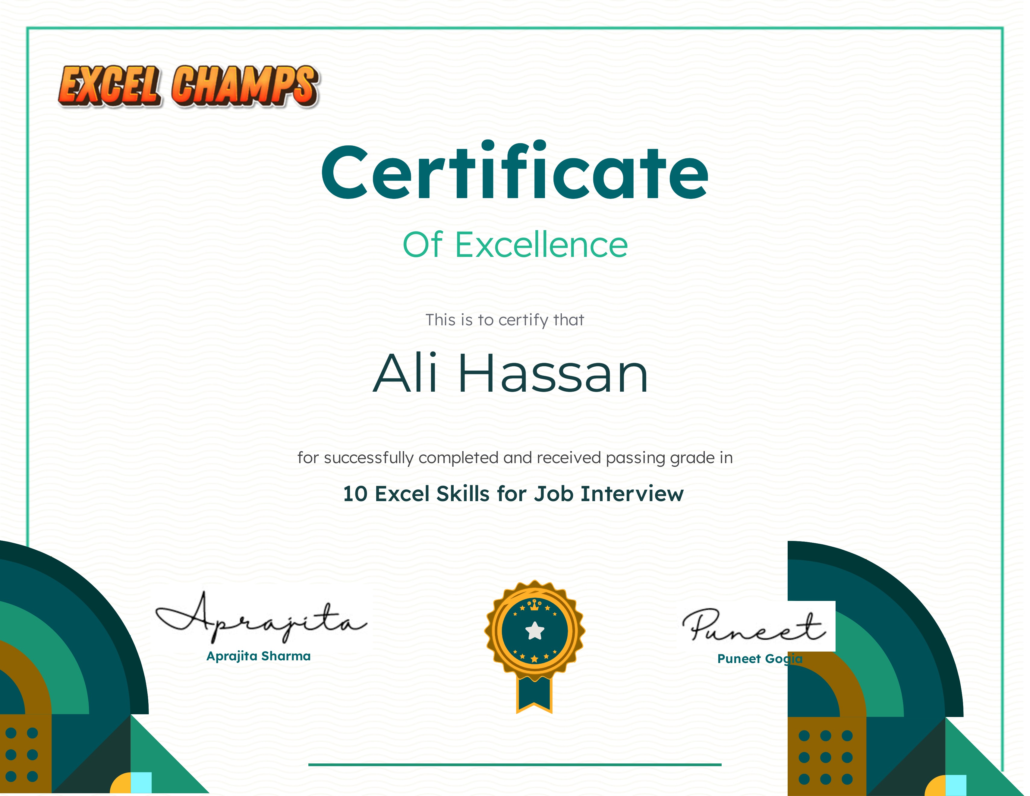 10 Excel Skills for Job Interview